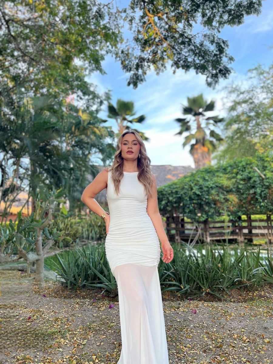 Vestido Galia Blanco