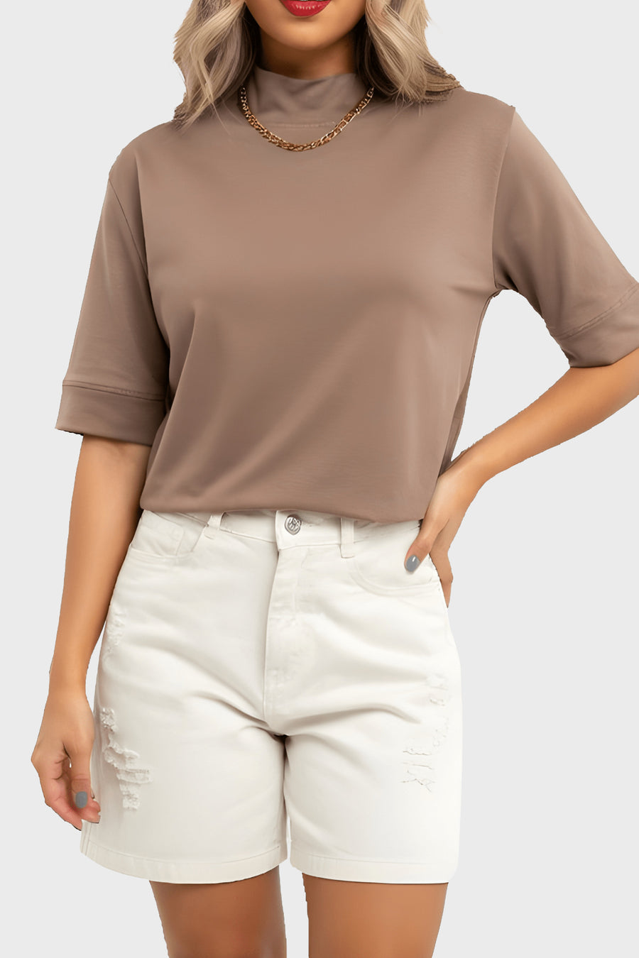 Blusa Zara Chocolate