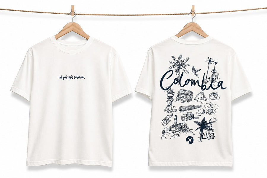 Camisa Del Pais Mas Sabroson Blanca