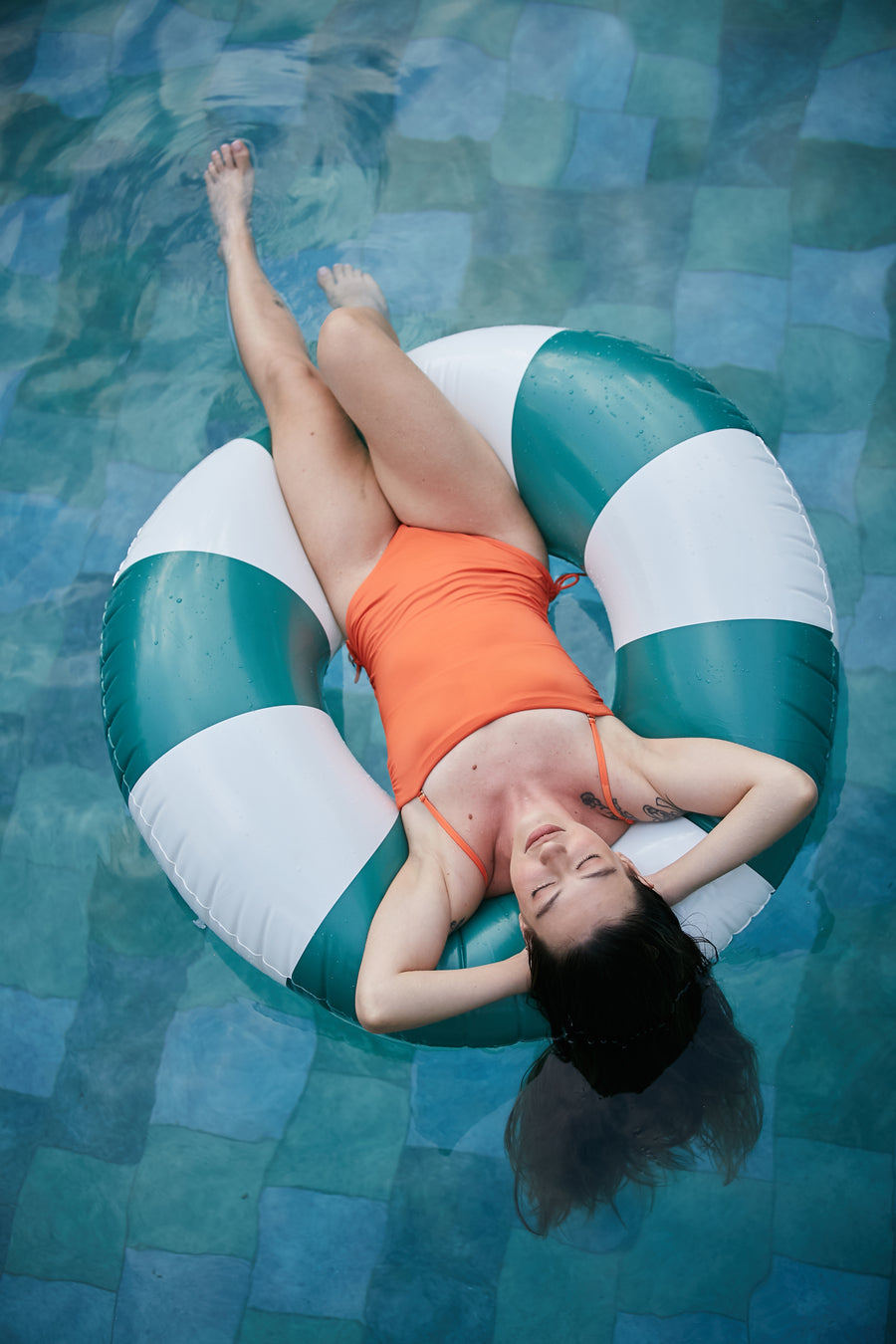 Vestido De Baño Entero Verano Naranja