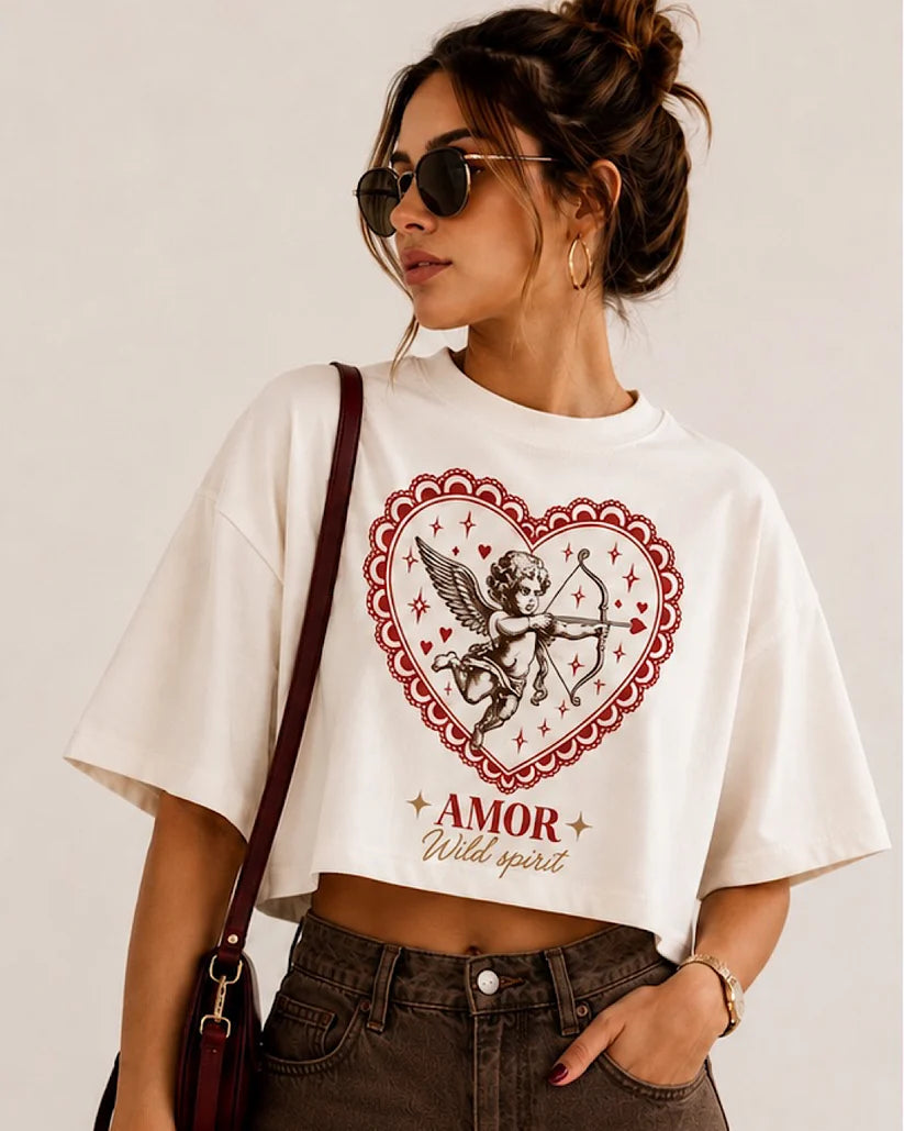 Crop Top Cupido Blanco