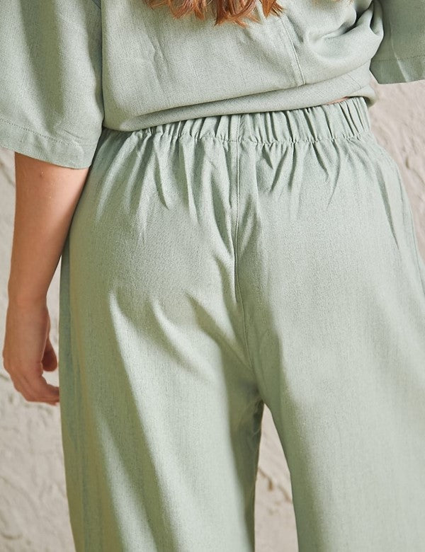 Pantalón Orilla verde oliva