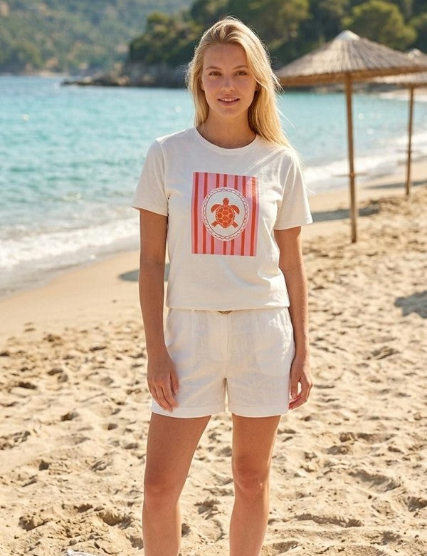 Camisa Tortuga Blanca