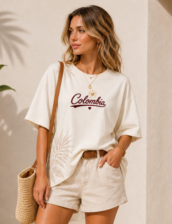 T Shirt Colombia Floral