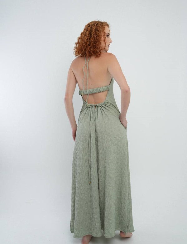 Vestido Lorette Verde Pistacho