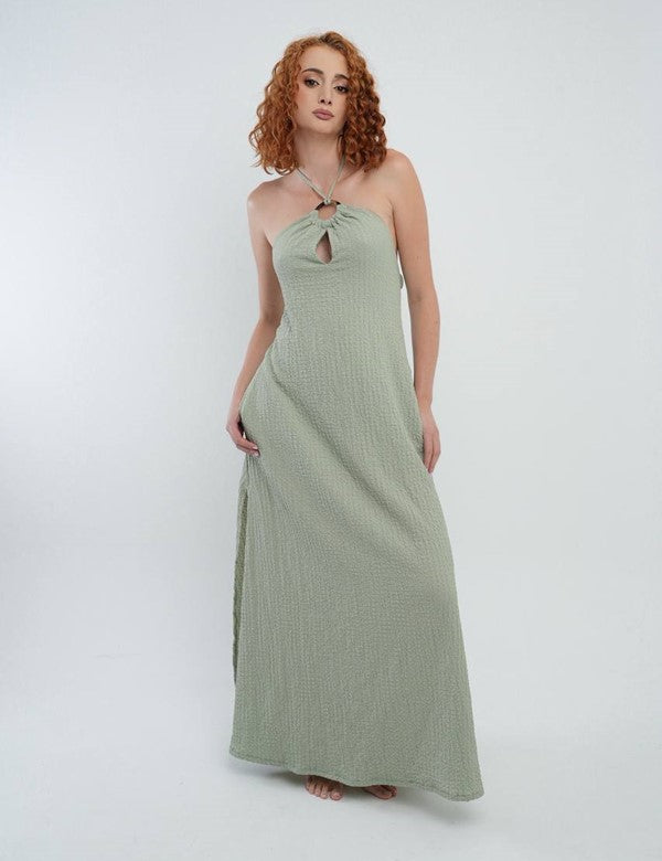 Vestido Lorette Verde Pistacho