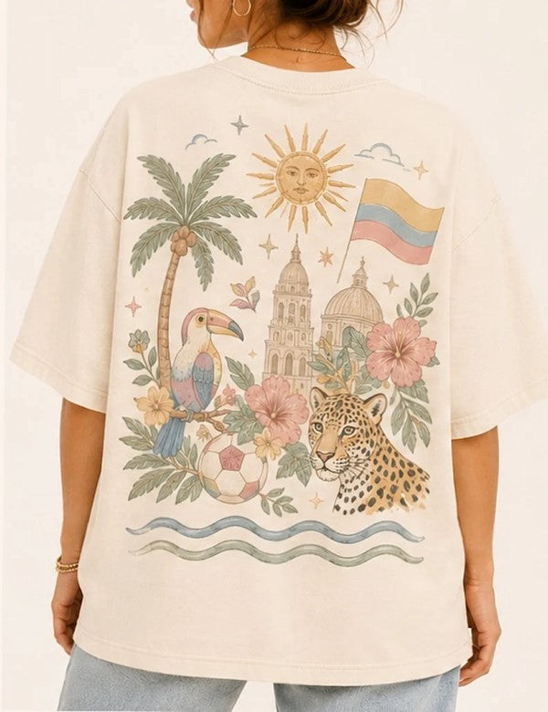 T Shirt Alma Colombiana Blanco
