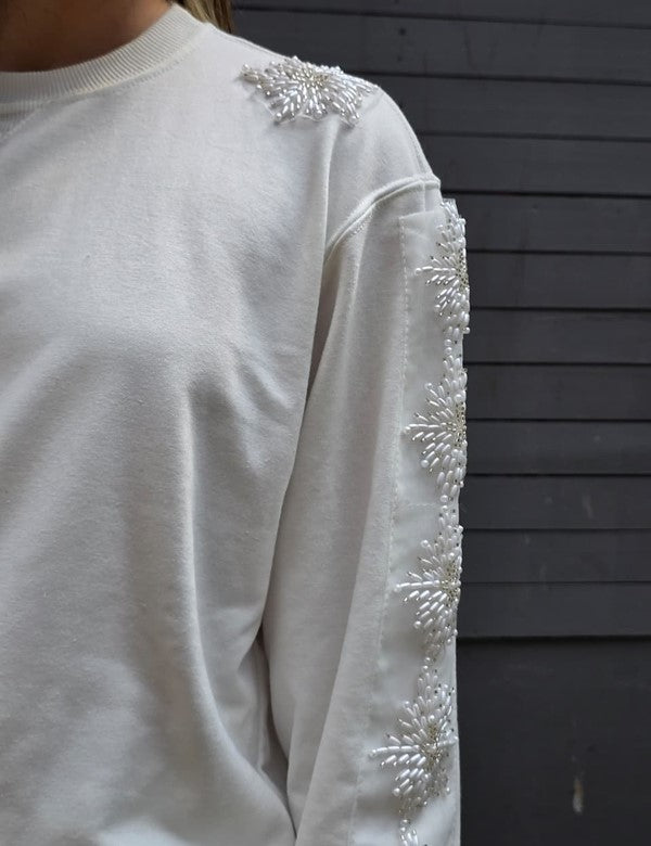 Buzo Montreal Aplique Blanco