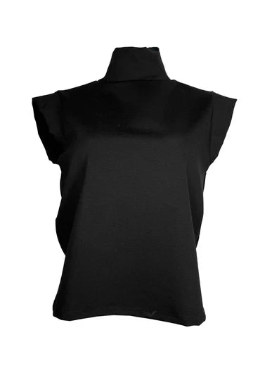 Blusa Cuello Tortuga con manga Negro