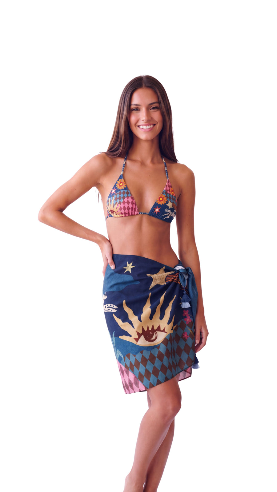 Pareo Magic Estampado Azul