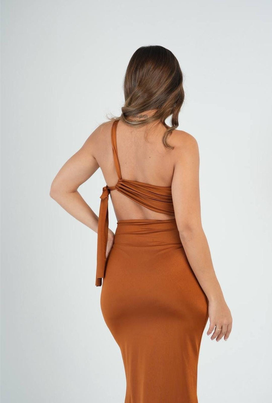 Vestido Luciana Cafe