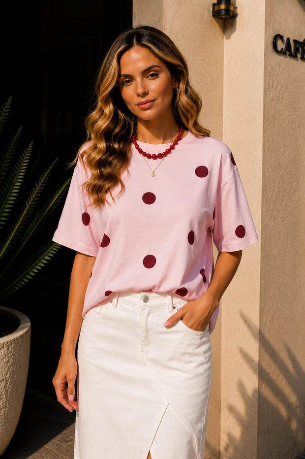 POLKA DOTS PINK