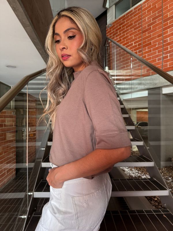 Blusa Zara Chocolate