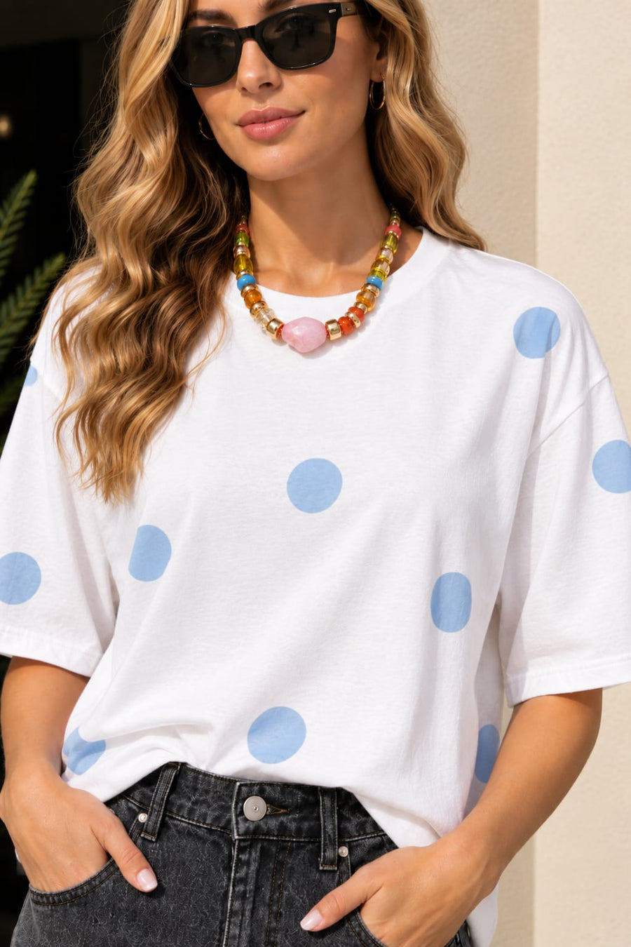POLKA DOTS BLUE