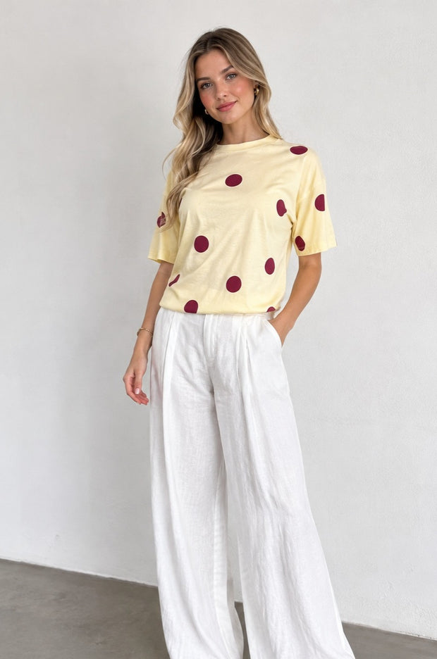 POLKA DOTS YELLOW