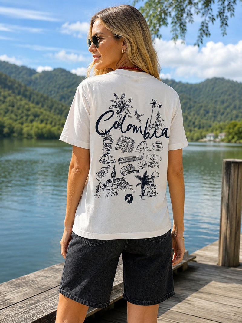 Camisa Del Pais Mas Sabroson Blanca