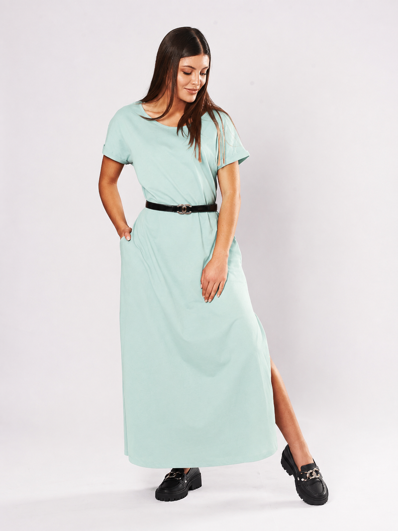 Vestido Celia  Verde Pistacho