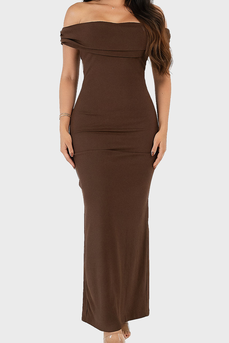 Vestido Merlot Cafe
