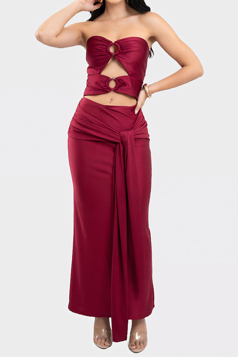 Vestido Hortencia Vino