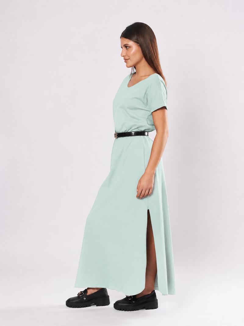 Vestido Celia  Verde Pistacho