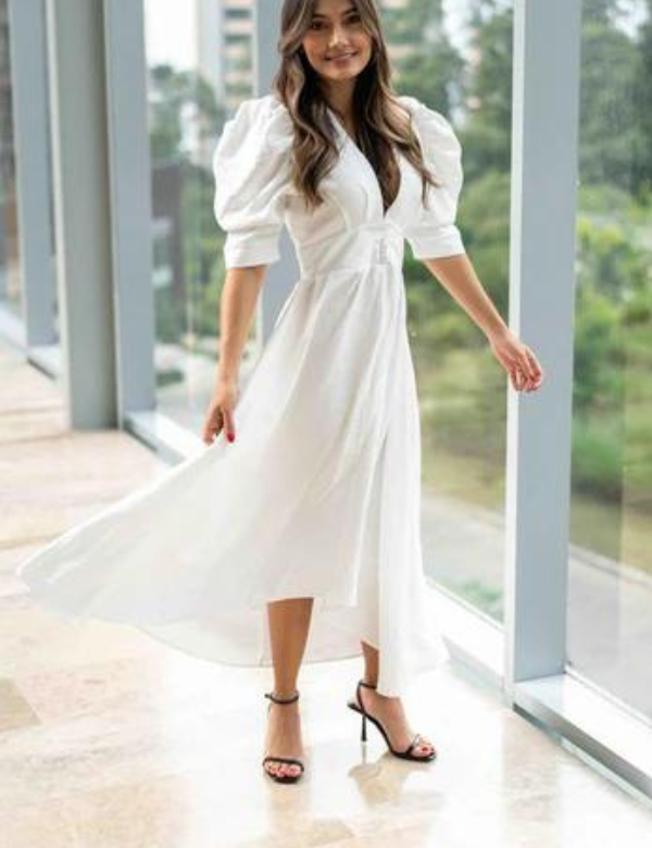 Vestido Largo Blanco