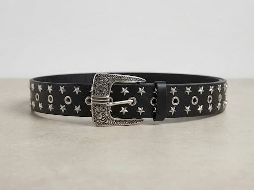 Correa Estrellas Negro