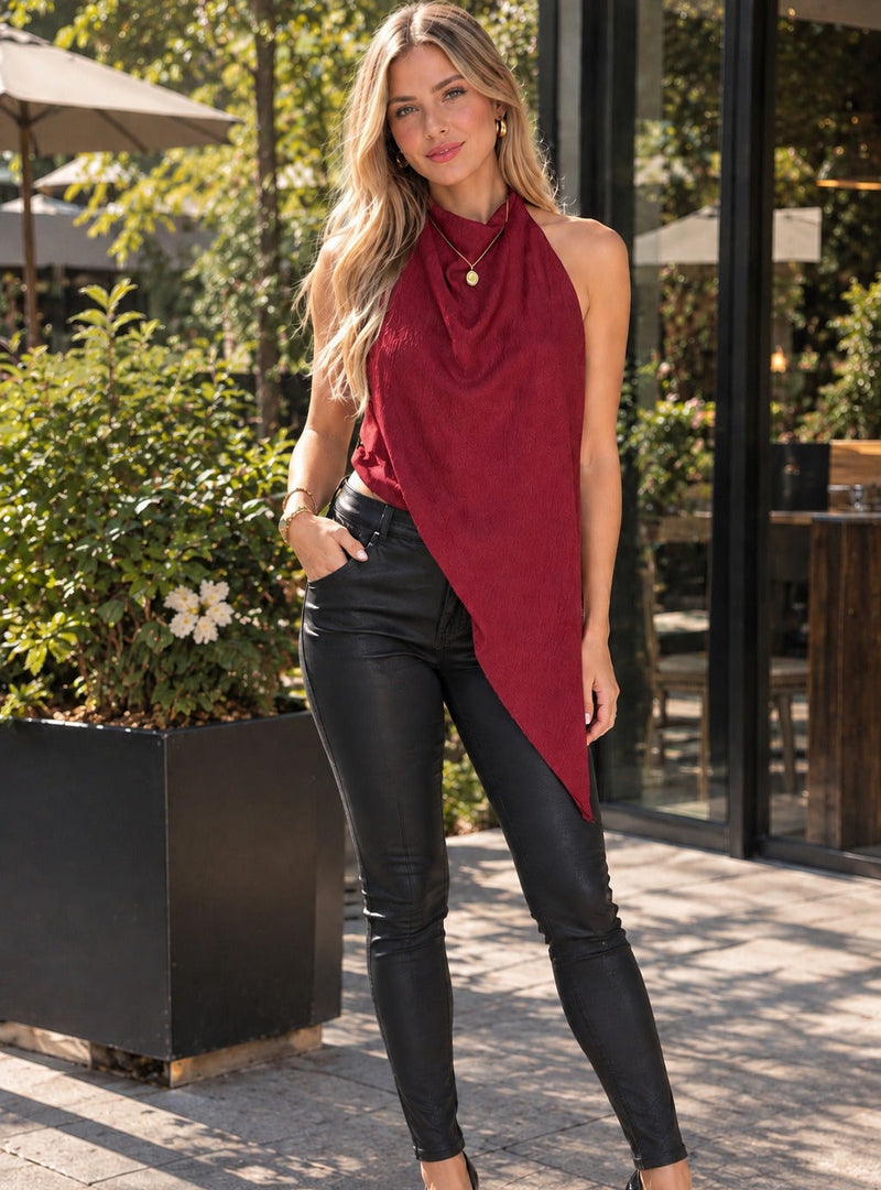 Maxi Blusa Cuello Amarre