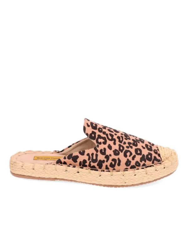 Zueco Spadrilla Cleo Animal Print Tigre