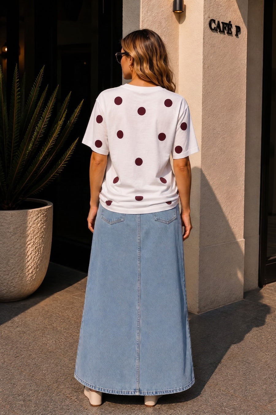 POLKA DOTS WHITE