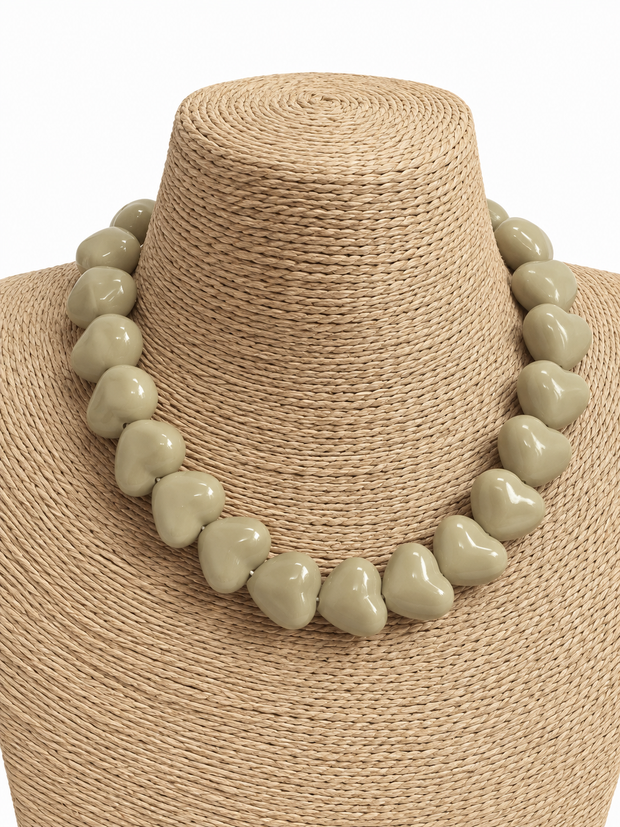 Collar Maxi Corazones Arena
