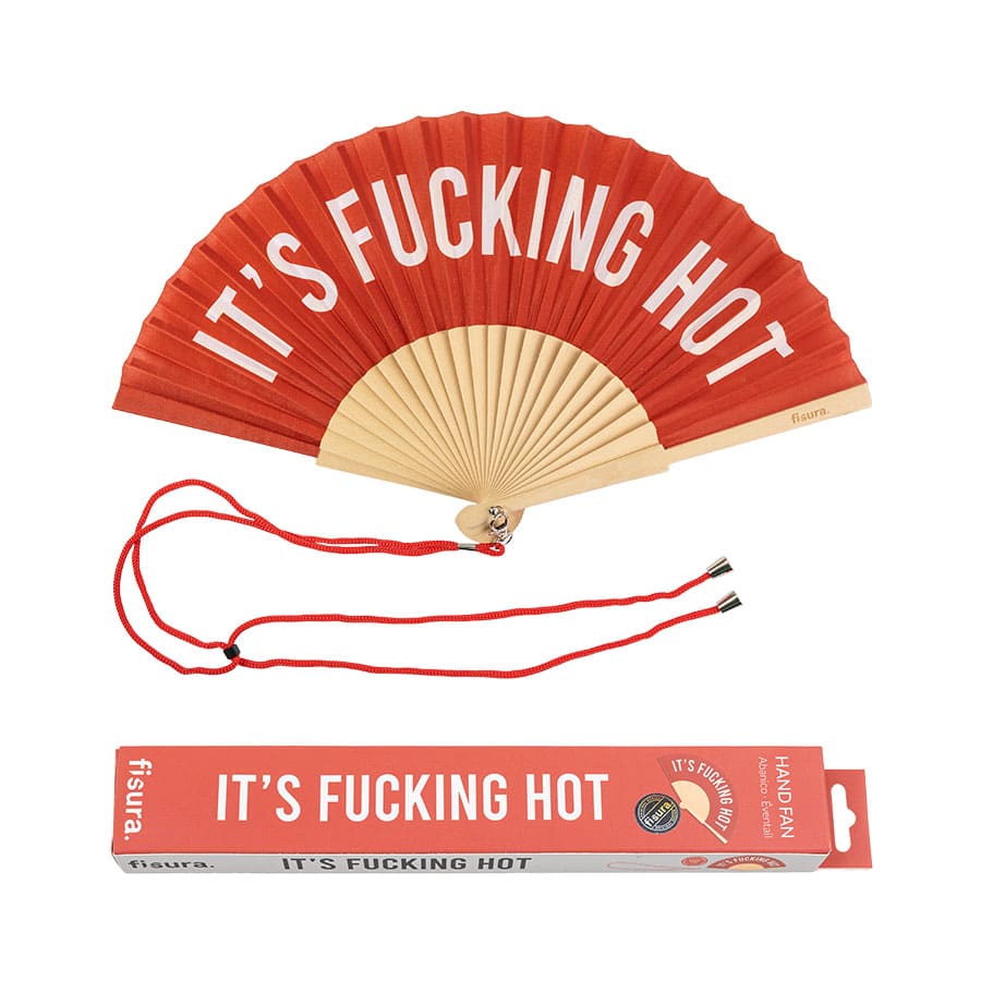 Abanico It´s Fucking Hot (Elige Color)