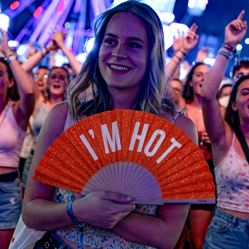 Abanico I´m Hot Glitter
