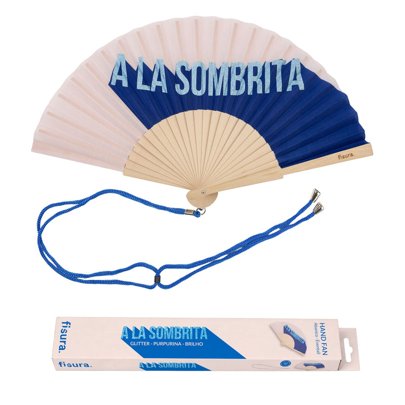 Abanico "A la sombrita" Glitter