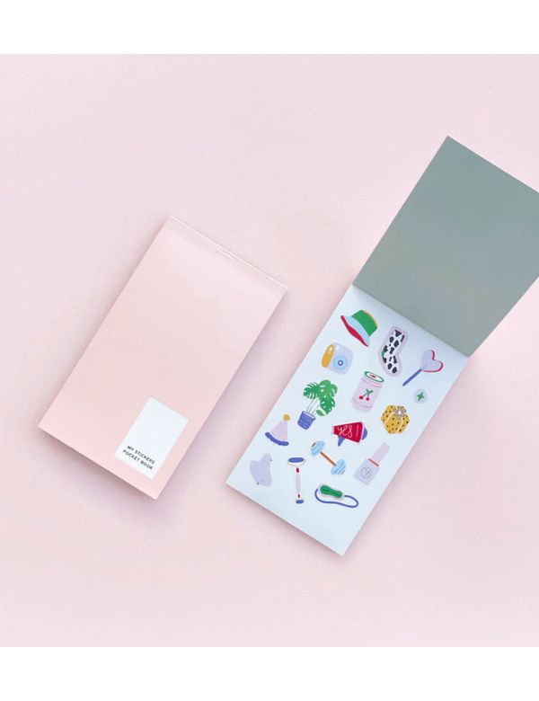 My Stickers Pocket Book Light Pink