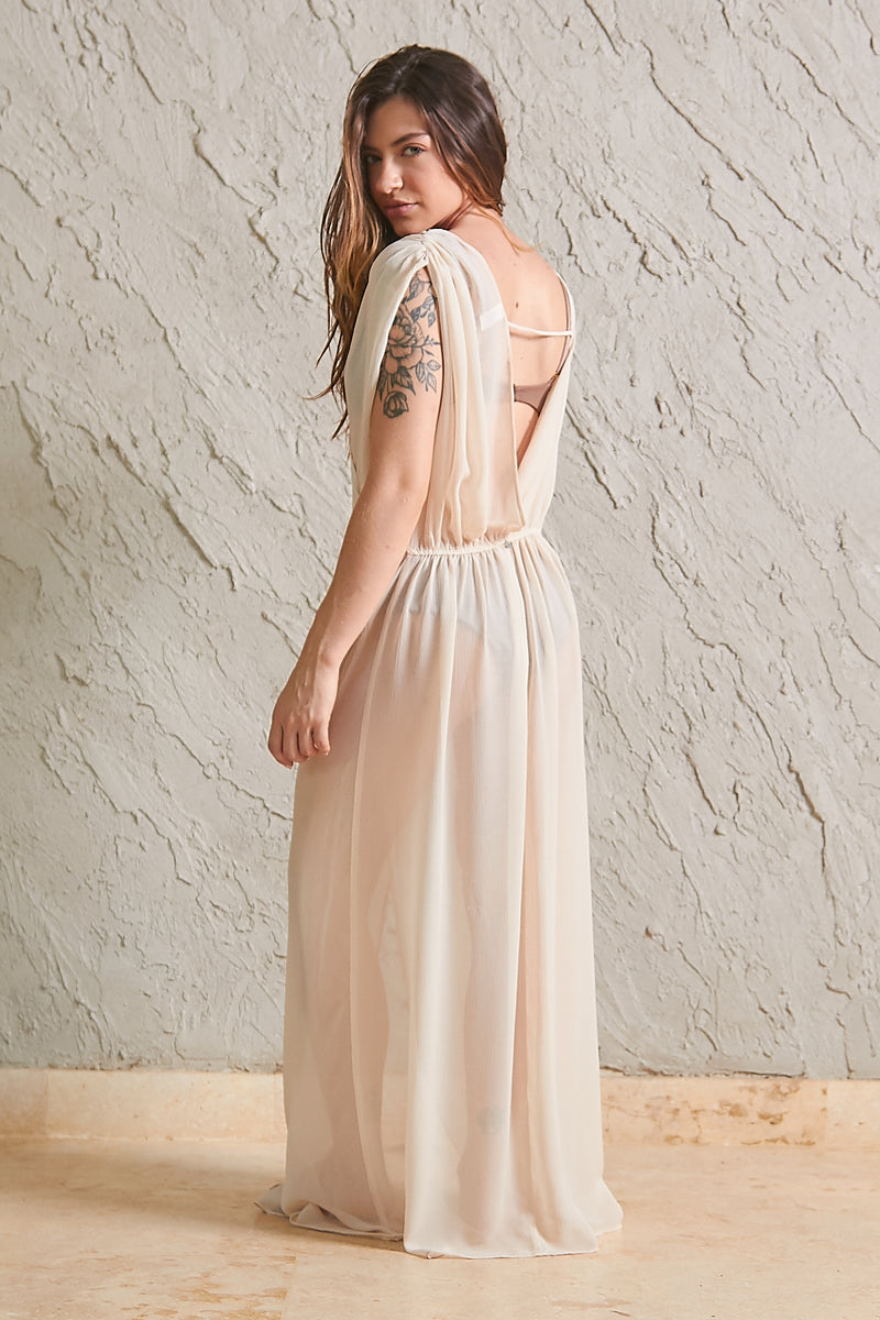 Vestido Sereno Beige