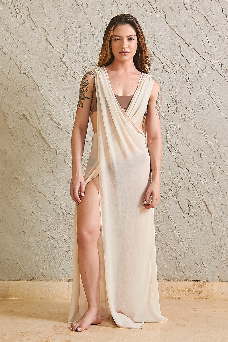 Vestido Sereno Beige