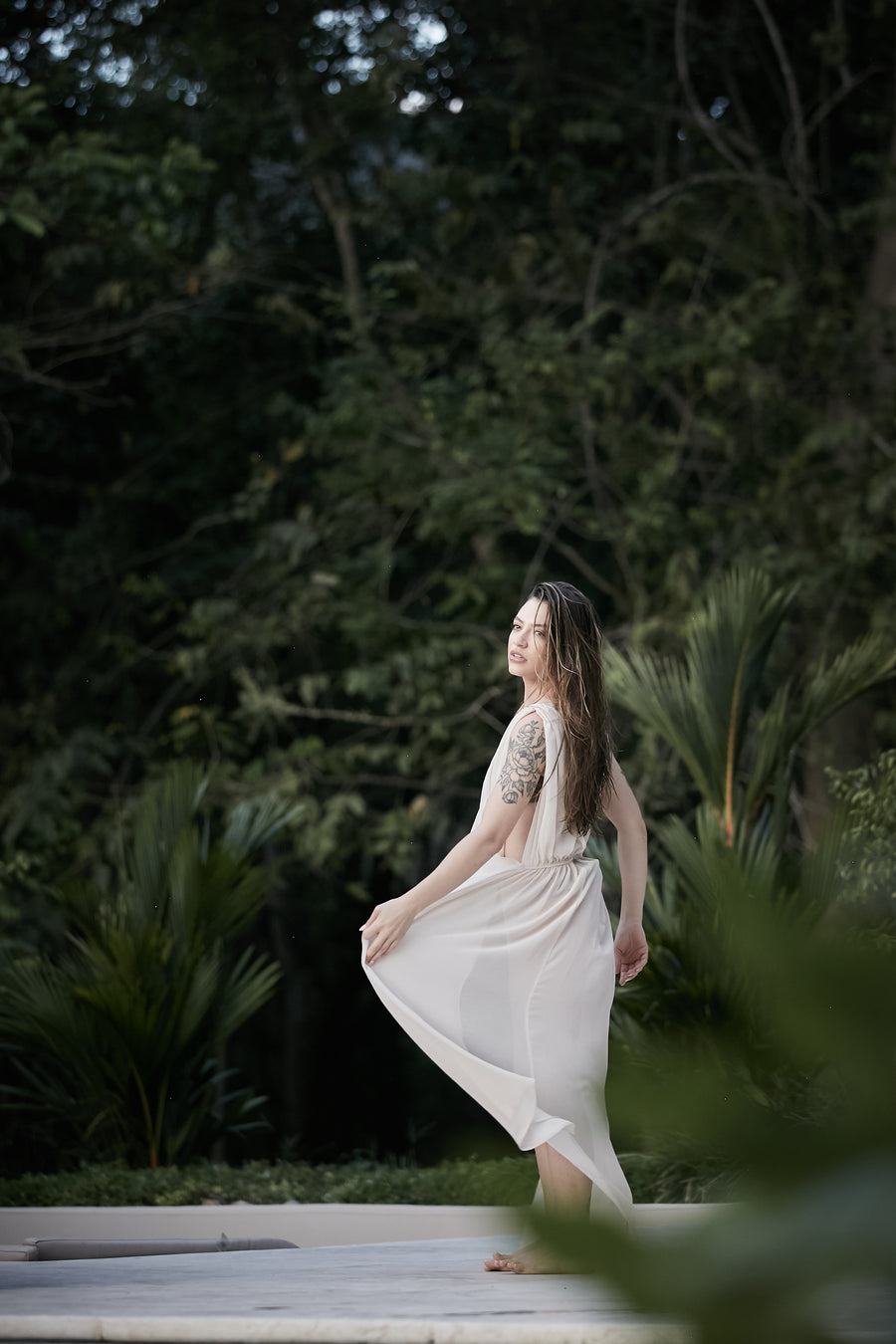 Vestido Sereno Beige