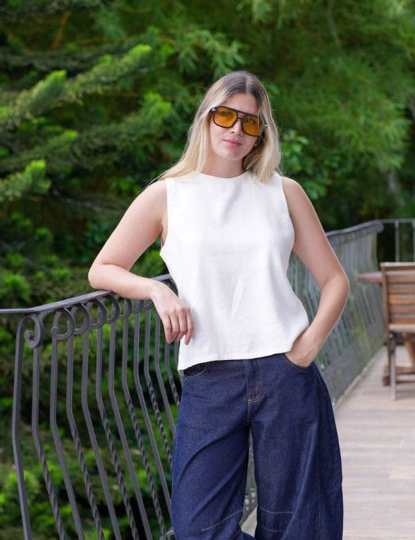 Blusa Bianca Crudo