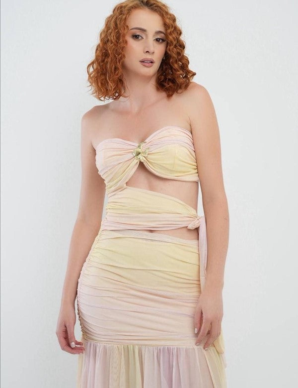 Vestido Monserrat Amarillo