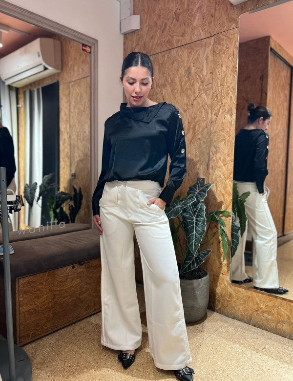 PANTALON DEPORTIVO LUREX BLANCO