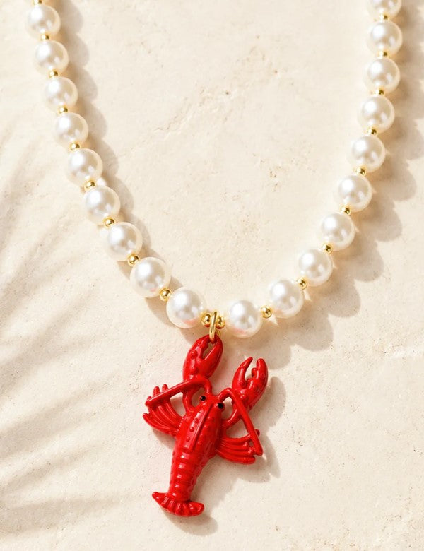 Collar Langosta Perlas