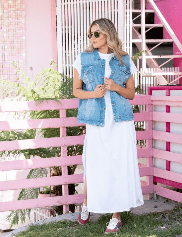 Vestido Celia Blanco