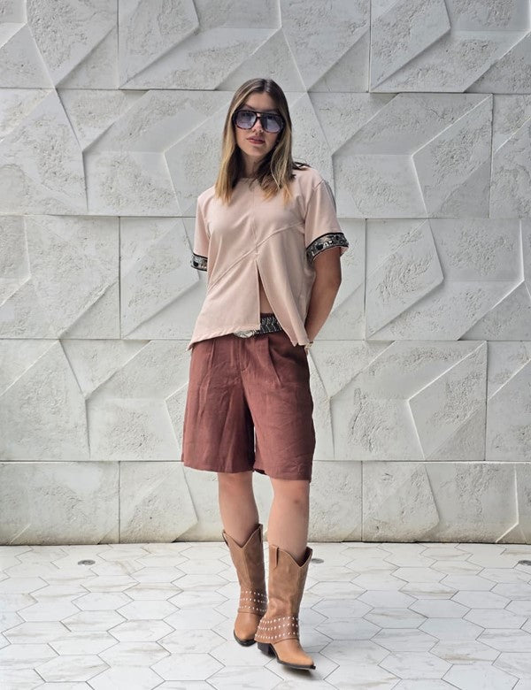 Camiseta Atelier Aplique