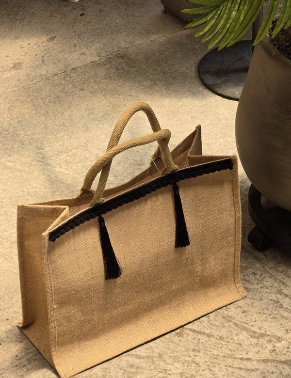 Bolso Beige con Negro