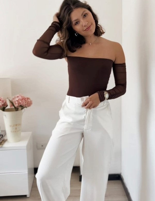 PANTALON MOSCU BLANCO