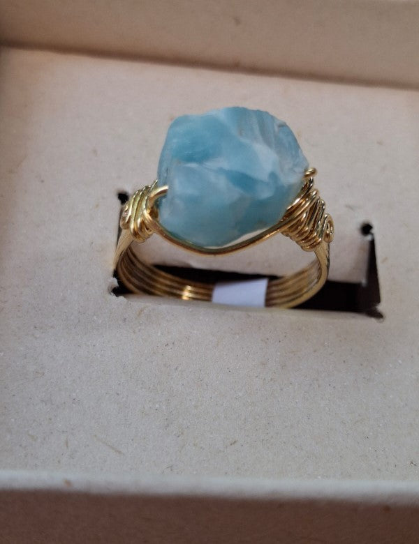 Anillo Larimar