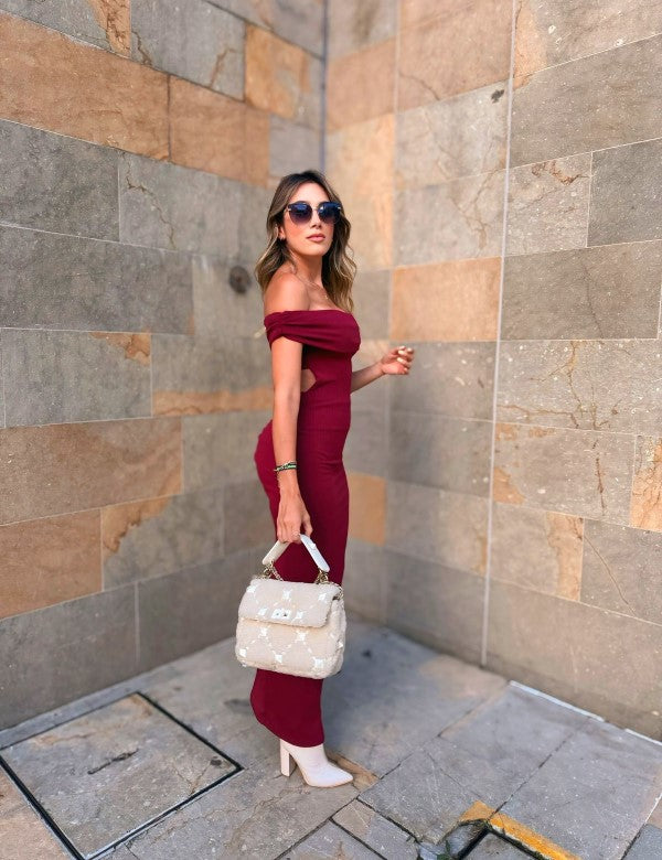 Vestido Merlot  Vino