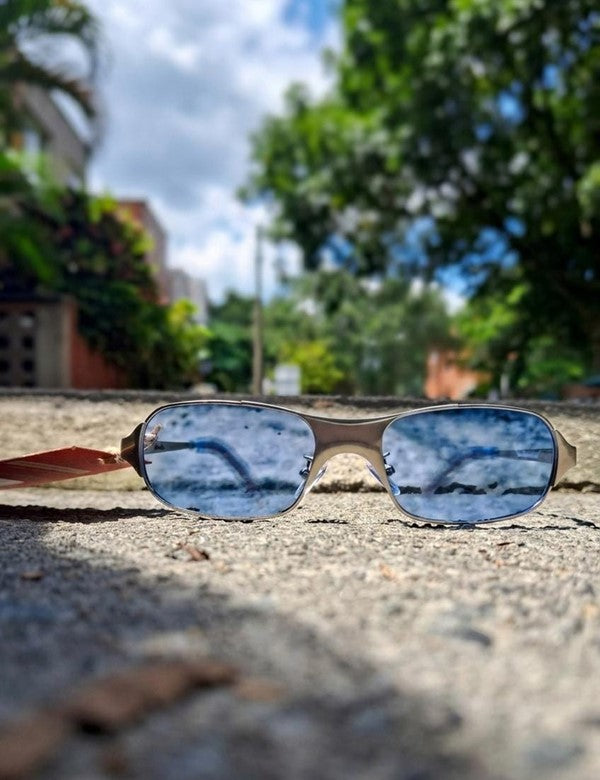 Gafa Marco Plata Lente Azul