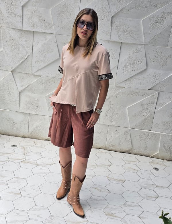Camiseta Atelier Aplique