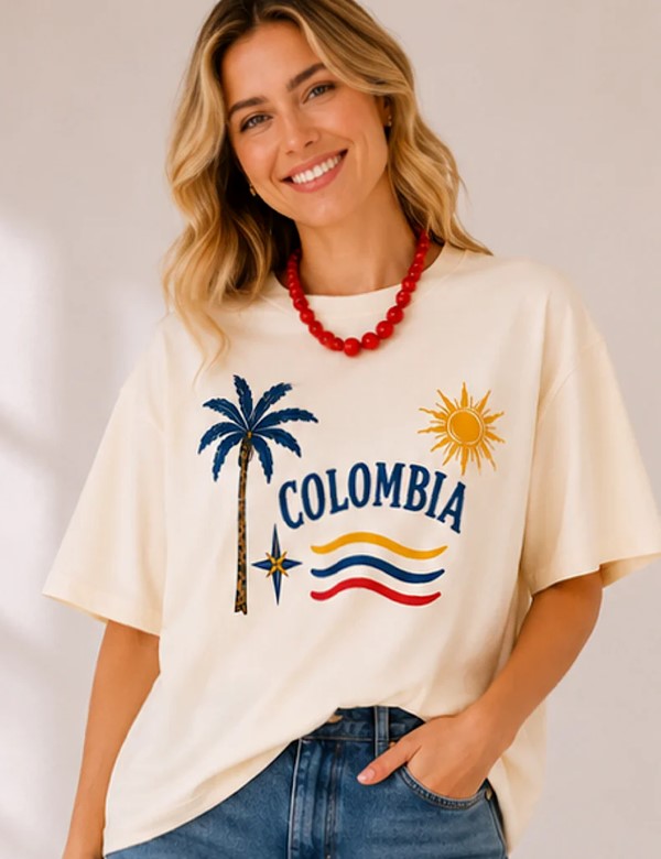 T Shirt Juntos X un sueño Tricolor Marfil